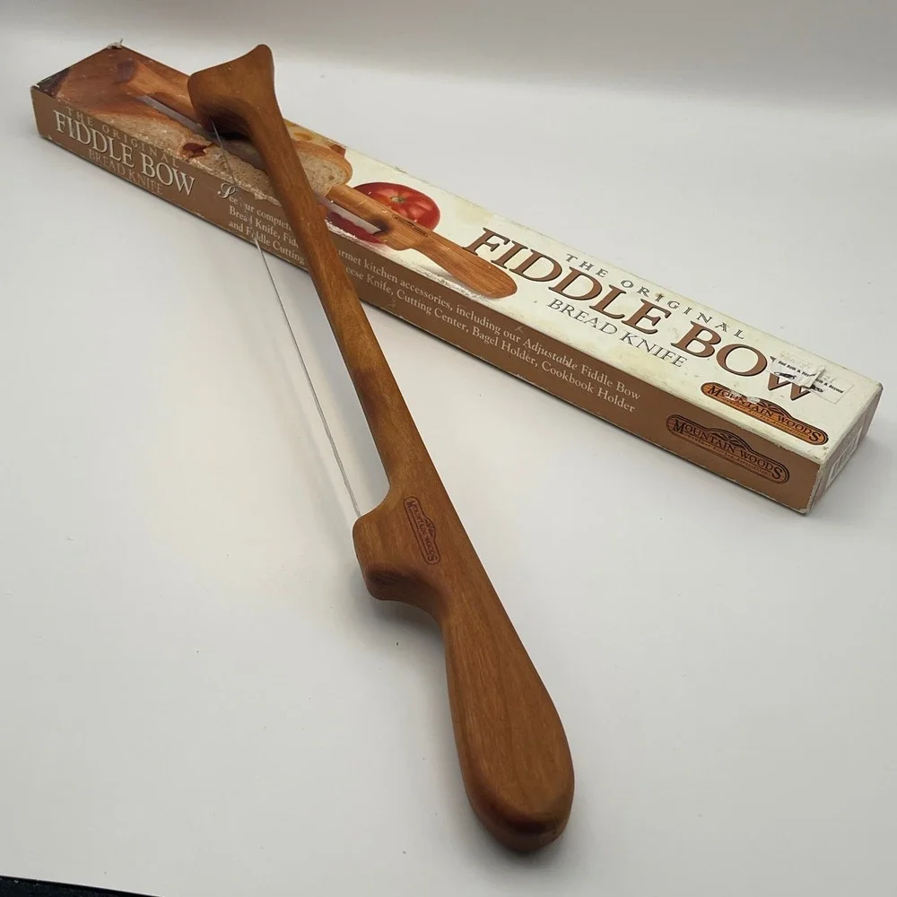 VTG Mountain Woods The Original Fiddle‎ Bow Bread Knife with Original Box